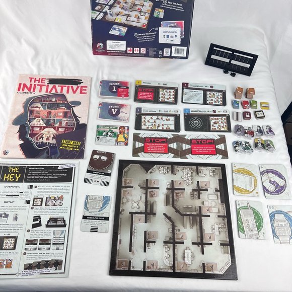 The Initiative Board Game Unexpected Games New Open Box Complete Sleeved - Picture 11 of 16